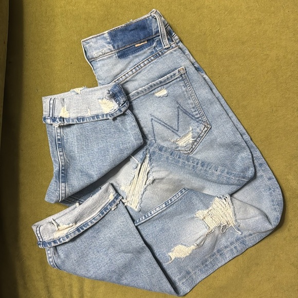Mother Denim High Waisted Rider Skimp in The Confession Size 26 82 - Picture 12 of 16